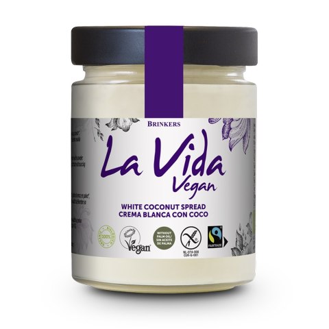 KREM KOKOSOWY FAIR TRADE BEZGLUTENOWY BIO 270 g - LA VIDA VEGAN