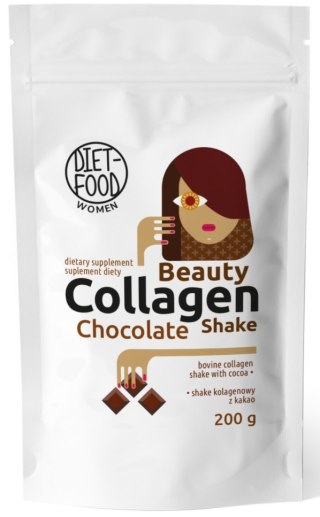 SHAKE KOLAGENOWY KAKAOWY W PROSZKU 200 g - DIET-FOOD (WOMEN)
