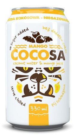 WODA KOKOSOWA Z SOKIEM Z MANGO 330 ml - DIET-FOOD