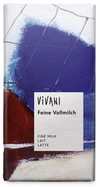 CZEKOLADA MLECZNA BIO 100 g - VIVANI