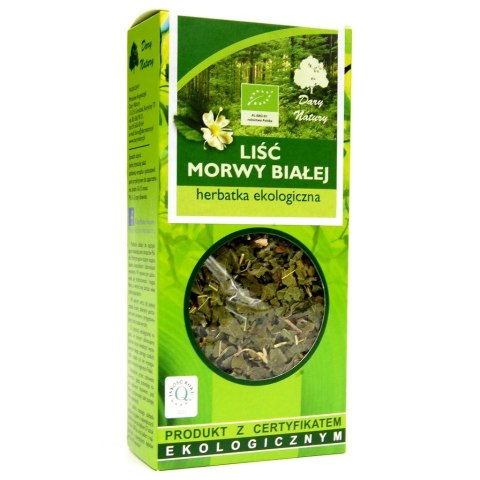 HERBATKA LIŚĆ MORWY BIAŁEJ BIO 50 g - DARY NATURY HERBATKA LIŚĆ MORWY BIAŁEJ BIO 50 g - DARY NATURY