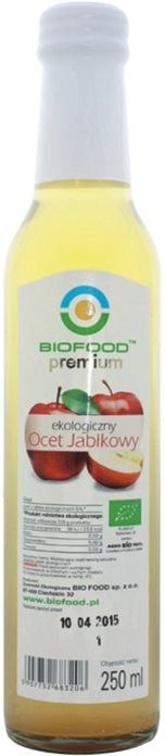 OCET JABŁKOWY 5 % NIEFILTROWANY BIO 250 ml - BIOFOOD