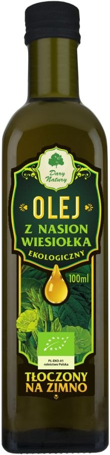 OLEJ Z WIESIOŁKA TŁOCZONY NA ZIMNO BIO 100 ml - DARY NATURY OLEJ Z WIESIOŁKA TŁOCZONY NA ZIMNO BIO 100 ml - DARY NATURY