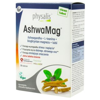 ASHWAGANDHA + MAGNEZ 30 TABLETEK - PHYSALIS