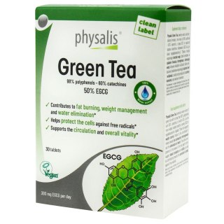 HERBATA ZIELONA 30 TABLETEK - PHYSALIS