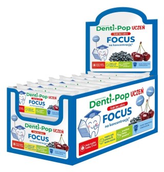 LIZAK KULKA O SMAKU WIŚNIA - JAGODA NA KONCENTRACJĘ BEZ CUKRU BEZGLUTENOWY 6 g - MNIAM MNIAM STARPHARMA (DENTI - POP)