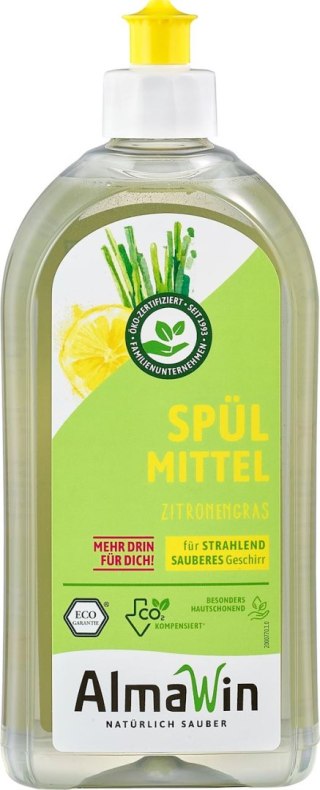 PŁYN DO MYCIA NACZYŃ TRAWA CYTRYNOWA (KONCENTRAT) ECO 500 ml - ALMAWIN