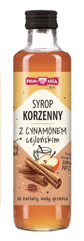 SYROP KORZENNY Z CYNAMONEM 250 ml - POLSKA RÓŻA