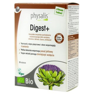 TABLETKI NA WSPARCIE TRAWIENIA (DIGEST+) BIO 30 szt. - PHYSALIS