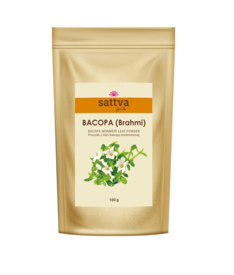 BACOPA DROBNOLISTNA (BRAHMI) W PROSZKU 100 g - SATTVA (FOODS)