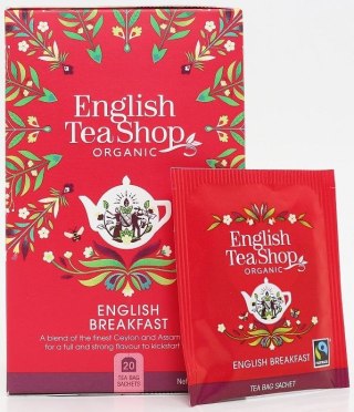 HERBATA ENGLISH BREAKFAST FAIR TRADE BIO (20 x 2,5 g) 50 g - ENGLISH TEA SHOP ORGANIC