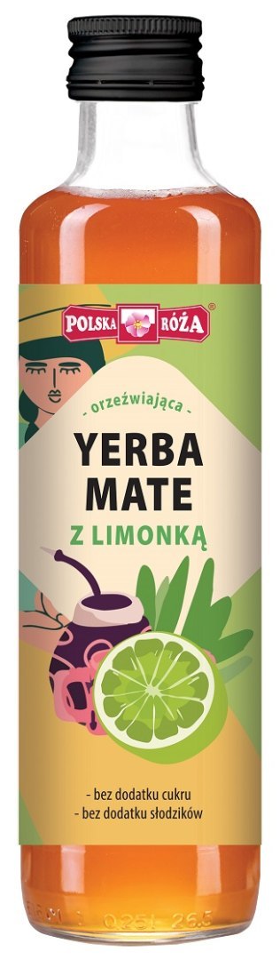 HERBATKA YERBA MATE Z LIMONKĄ 250 ml - POLSKA RÓŻA