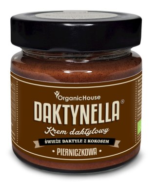 KREM KOKOSOWO - DAKTYLOWY PIERNICZKOWY BEZGLUTENOWY BIO 190 g - ORGANICHOUSE (DAKTYNELLA) (PRODUKT SEZONOWY)
