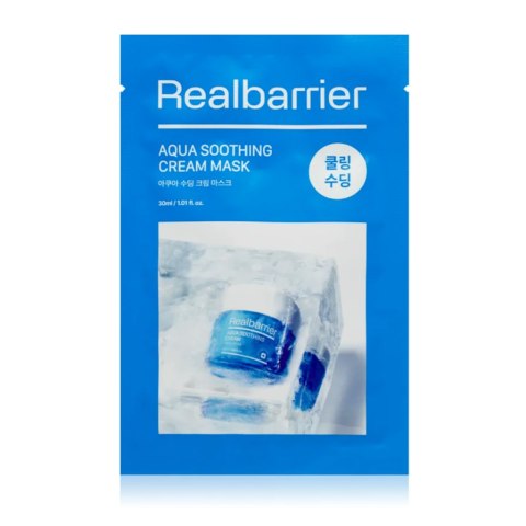MASECZKA KOREAŃSKA W PŁACHCIE AQUA SOOTHING CREAM 30 ml - REAL BARRIER