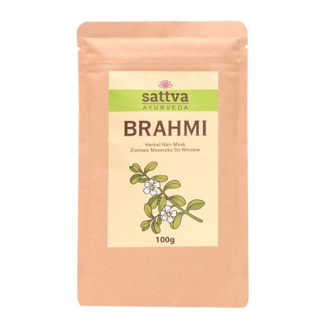 MASECZKA ZIOŁOWA DO WŁOSÓW BRAHMI 100 g - SATTVA (AYURVEDA)