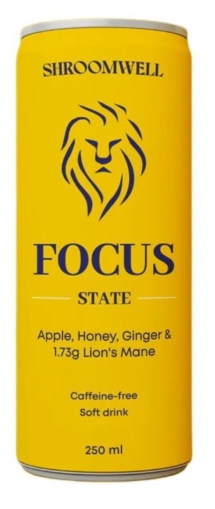 NAPÓJ NA KONCENTRACJĘ Z SOPLÓWKĄ JEŻOWATĄ 250 ml - SHROOMWELL