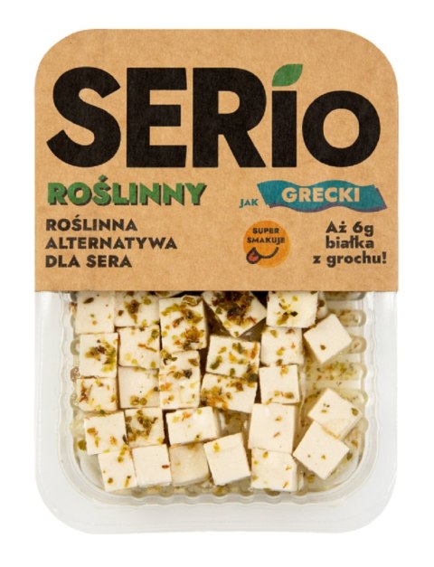 Przecena ROŚLINNA ALTERNATYWA SERA "JAK GRECKI" 150 g - SERIO