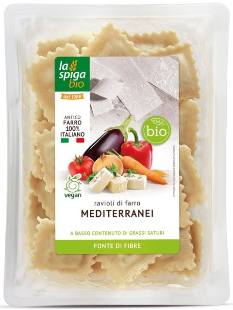 RAVIOLI ŚWIEŻE Z WARZYWAMI I TOFU BIO 250 g - LA SPIGA
