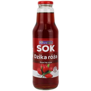 SOK Z DZIKIEJ RÓŻY 100 % 750 ml - NATURAVENA