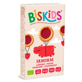 CIASTECZKA Z NADZIENIEM TRUSKAWKOWYM MARGARETKI BIO 100 g - BISKIDS