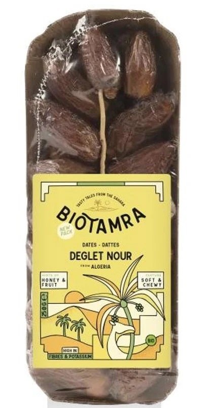 DAKTYLE SUSZONE Z PESTKĄ BIO 250 g - BIOTAMRA