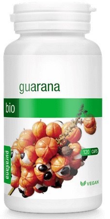 GUARANA BIO (300 mg) 120 KAPSUŁEK - PURASANA