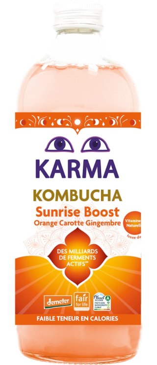 KOMBUCHA SUNRISE BOOST FAIR FOR LIFE DEMETER BIO 1 L - KARMA