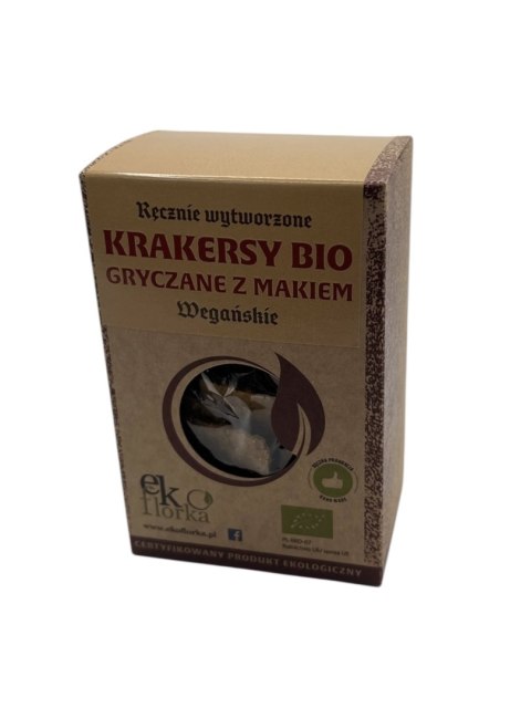 KRAKERSY GRYCZANE Z MAKIEM BIO 90 g - EKOFLORKA