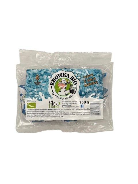 KRÓWKI TOFFI Z SOLĄ MORSKĄ BEZGLUTENOWE BIO 150 g - EKOFLORKA