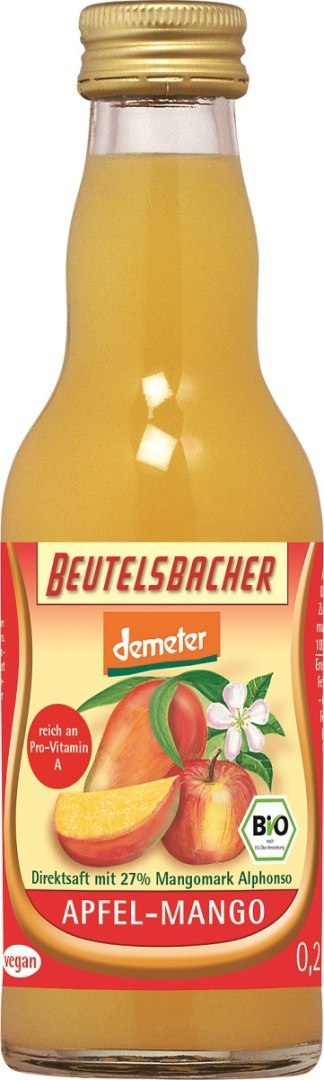 SOK JABŁKO - MANGO NFC DEMETER BIO 200 ml - BEUTELSBACHER