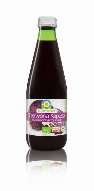 SOK Z CZERWONEJ KAPUSTY KISZONEJ NFC BEZGLUTENOWY BIO 300 ml - BIO FOOD