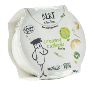 WEGAŃSKA ALTERNATYWA SERKA ŚMIETANKOWEGO Z ORZECHÓW NERKOWCA I ZIÓŁ BIO 150 g - BERT