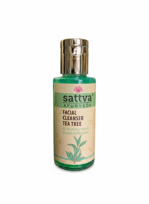 ŻEL DO MYCIA TWARZY DRZEWO HERBACIANE 100 ml - SATTVA (AYURVEDA)