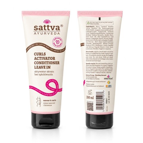 AKTYWATOR SKRĘTU BEZ SPŁUKIWANIA 200 ml - SATTVA (AYURVEDA)