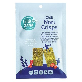 CHIPSY NORI Z CHILI BEZGLUTENOWE BIO 16 g - TERRASANA