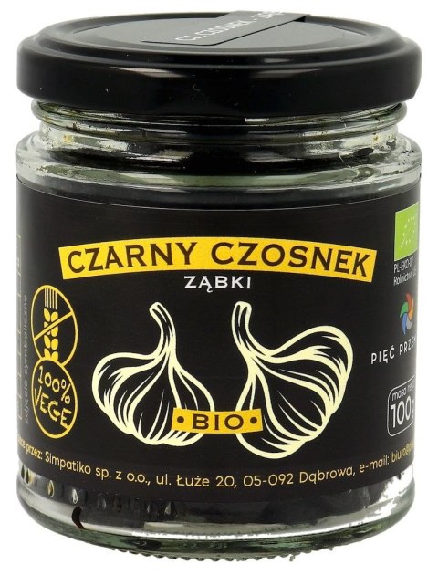 CZARNY CZOSNEK BEZGLUTENOWY BIO 100 g - PIĘĆ PRZEMIAN