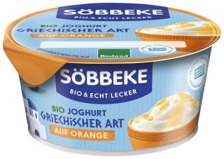 JOGURT TYPU GRECKIEGO Z POMARAŃCZĄ IO 150 g - SOBBEKE
