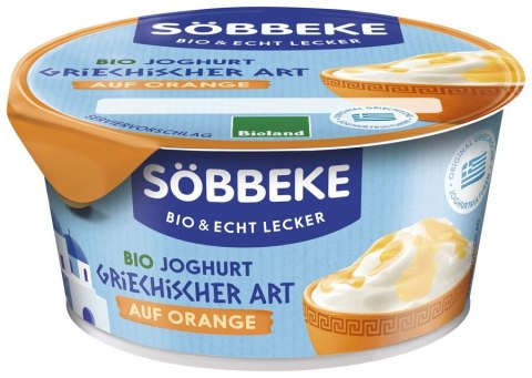 JOGURT TYPU GRECKIEGO Z POMARAŃCZĄ IO 150 g - SOBBEKE