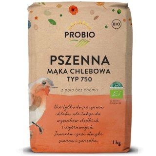 MĄKA PSZENNA CHLEBOWA TYP 750 BIO 1 kg - PROBIO