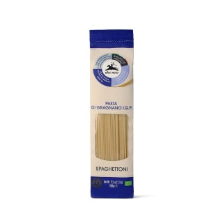 MAKARON (SEMOLINOWY - PASTA DI GRAGNANO) SPAGHETTONI BIO 500 g - ALCE NERO