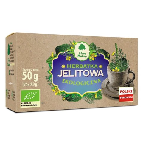 Przecena HERBATKA JELITOWA BIO (25 x 2 g) 50 g - DARY NATURY