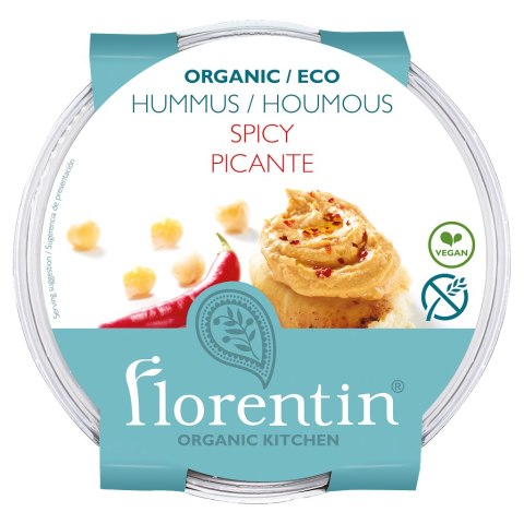 Przecena HUMMUS PIKANTNY BIO 170 g - FLORENTIN