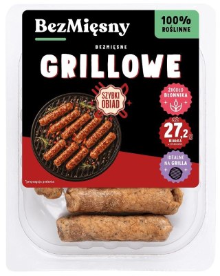 Przecena KIEŁBASKI GRILLOWE ROŚLINNE 160 g - BEZMIĘSNY