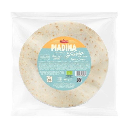 Przecena PIADINA ORKISZOWA BIO (3 x 100 g) 300 g - ALIMENTA