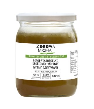 ROSÓŁ STAROPOLSKI BEZGLUTENOWY 520 ml - ZDROWA MICHA (NA ZAMÓWIENIE)
