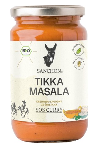 SOS CURRY INDIAN TIKKA MASALA BEZGLUTENOWY BIO 320 ml - SANCHON
