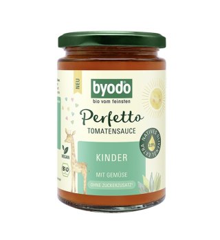 SOS POMIDOROWY Z WARZYWAMI DLA DZIECI BIO 340 ml - BYODO