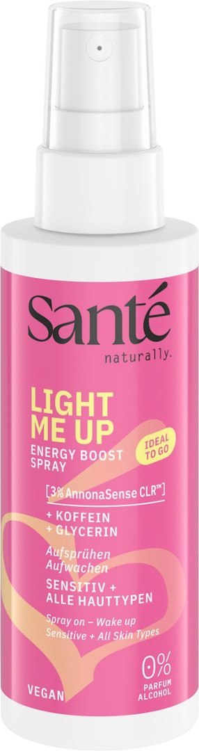 SPRAY ENERGETYZUJĄCY DO TWARZY Z KOFEINĄ ECO 75 ml - SANTE