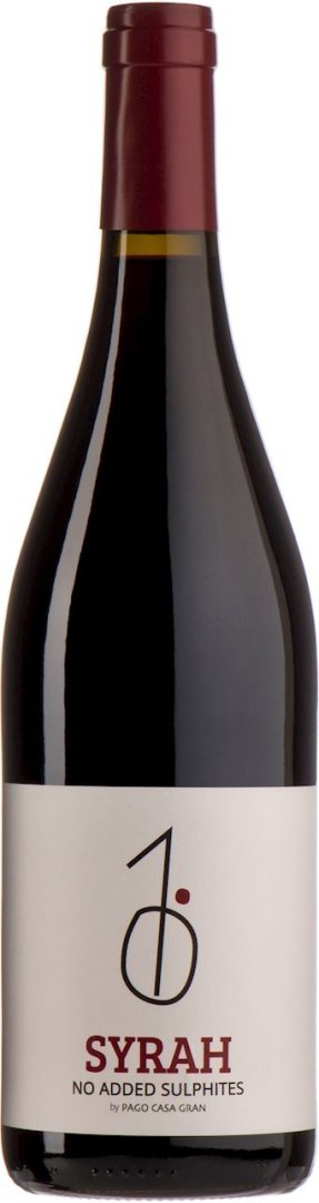 WINO CZERWONE WYTRAWNE SYRAH BEZ DODATKU SIARCZYNÓW BIO 0,75 L (HISZPANIA) - PAGO CASA GRAN