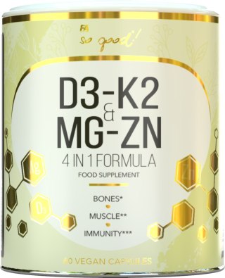 WITAMINA K2 + D3 + MAGNEZ + CYNK 60 KAPSUŁEK - SO GOOD!